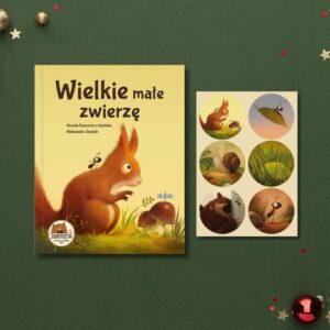 Książka „Wielkie małe zwierzę” + naklejki