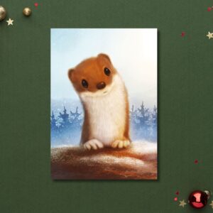 Plakat „Łasiczka i śnieg”