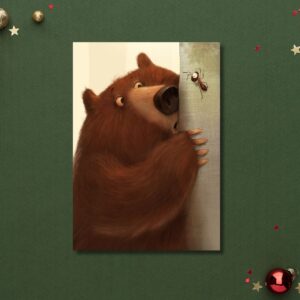 Plakat „Niedźwiedź i mrówka”