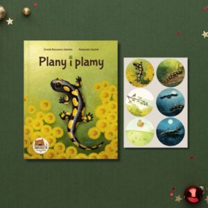 Książka „Plany i plamy” + naklejki