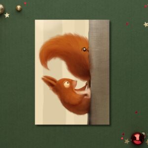 Plakat „Wiewiórka i mrówka”