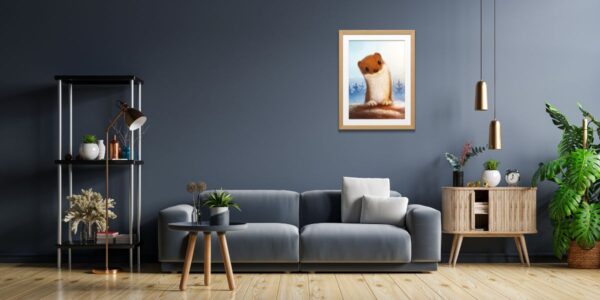 Plakat „Łasiczka i śnieg” - obrazek 4