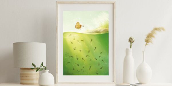 Plakat „Motyl i kijanki” - obrazek 5