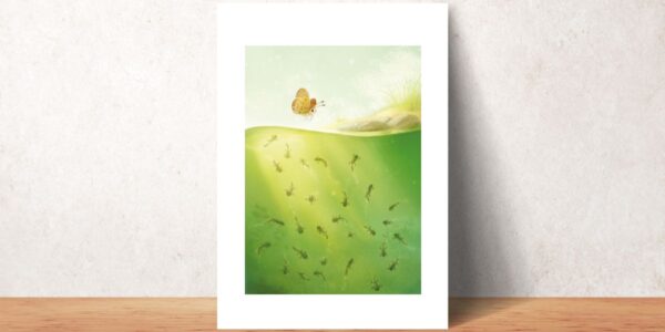 Plakat „Motyl i kijanki” - obrazek 6