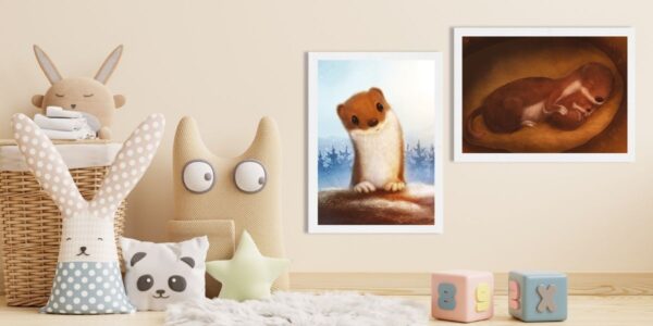 Plakat „Łasiczka i mama” - obrazek 6